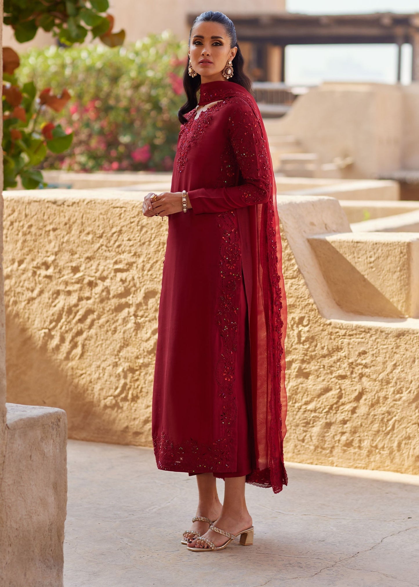 Kanwal Malik | Ghina Luxury Pret | Nour - Luxury Dress - available at Maria Faisal in UK and USA.