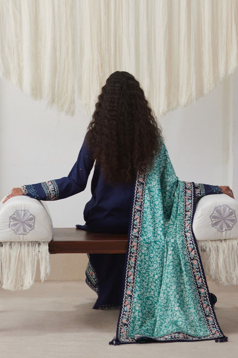 Saad Bin Shahzad | Depalpur Lawn 26 | RUA - Luxury Dress - available at Maria Faisal in UK and USA.
