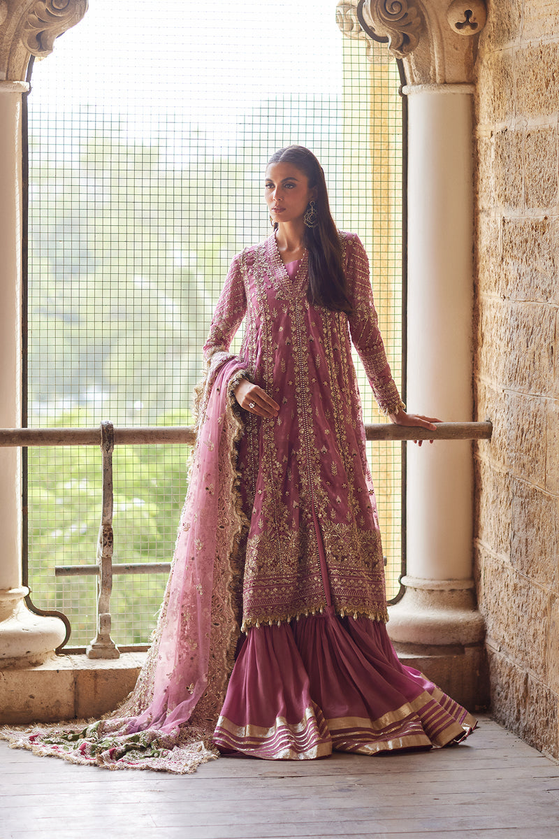 Afrozeh | Dastangoi Wedding Formals | Riwayat - Wedding Dress - available at Maria Faisal in UK and USA.