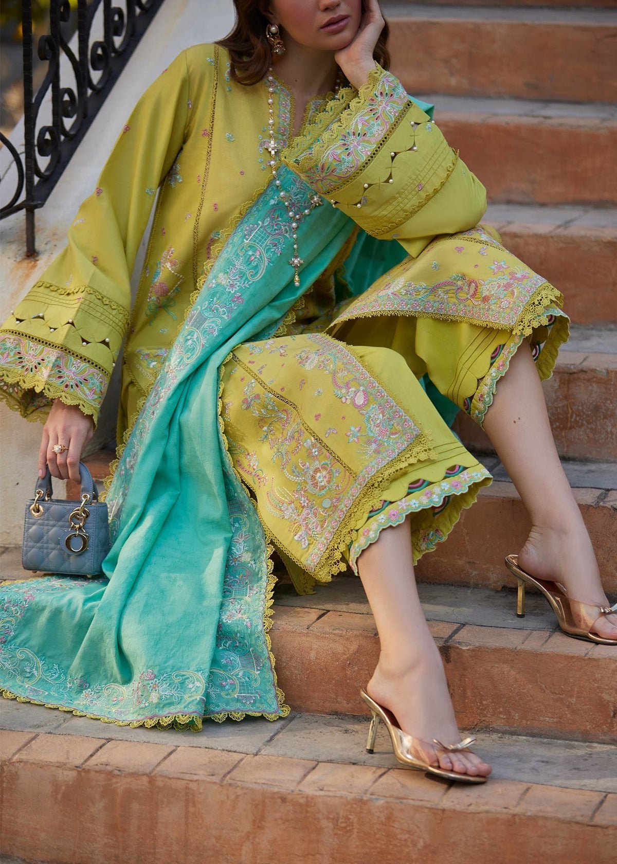 Kanwal Malik | Elsa Summer Pret 26 | Veya - Luxury Dress - available at Maria Faisal in UK and USA.