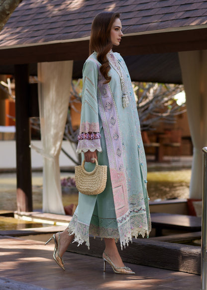 Kanwal Malik | Ariya Luxury Lawn 26 | Eliana - Luxury Dress - available at Maria Faisal in UK and USA.