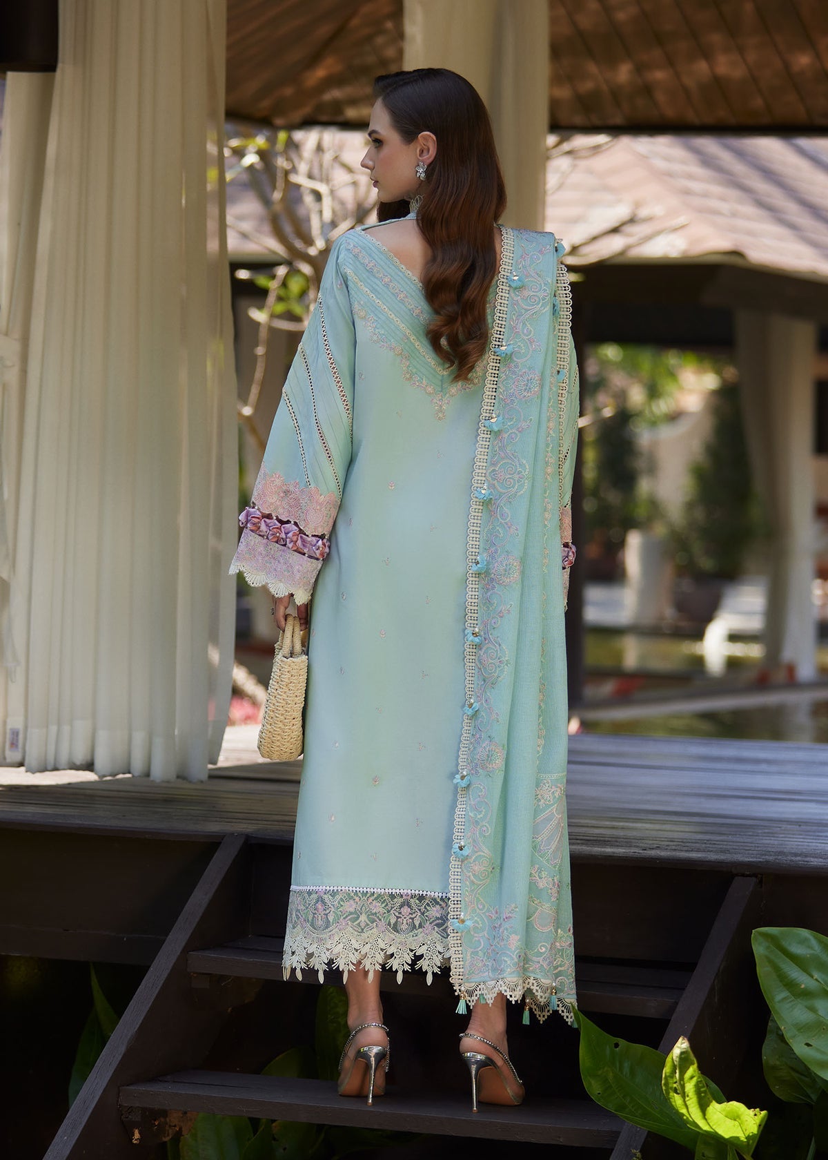Kanwal Malik | Ariya Luxury Lawn 26 | Eliana - Luxury Dress - available at Maria Faisal in UK and USA.