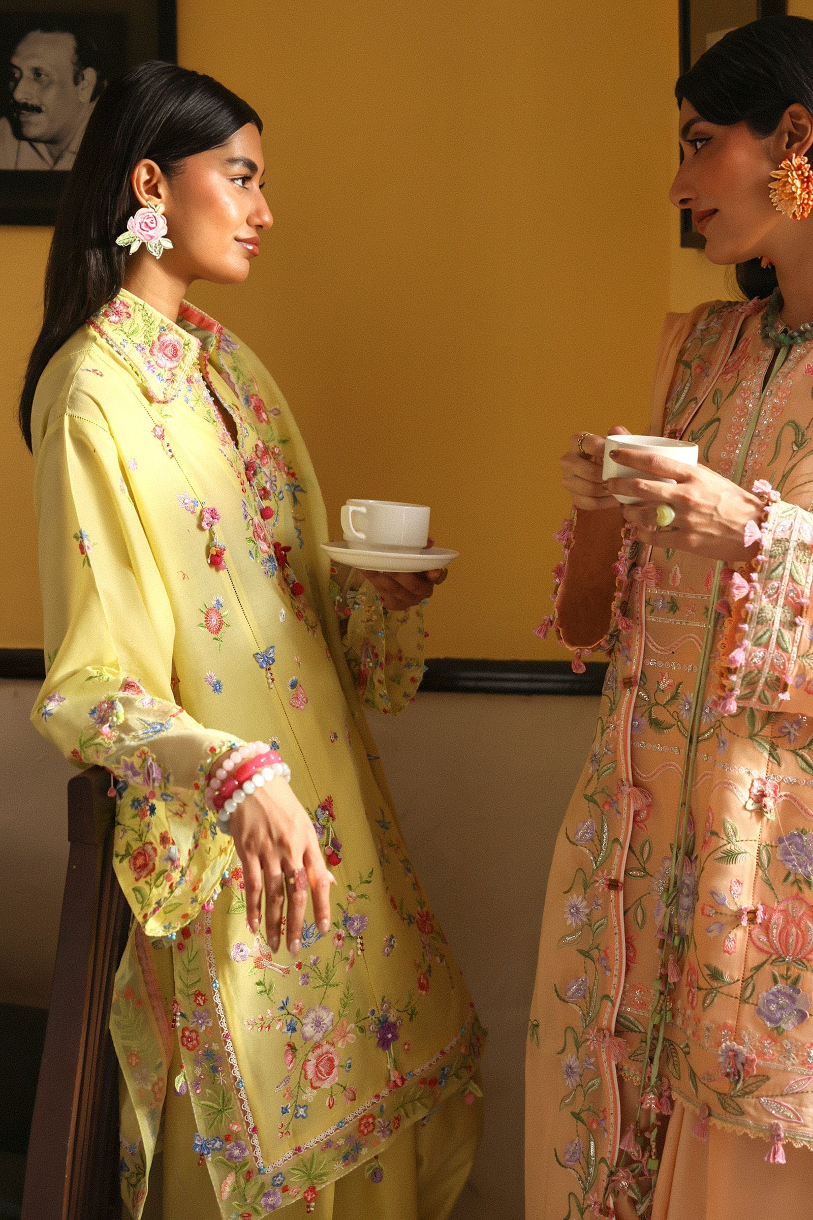 Zaha | Festive Lawn 26 | QUEEN OF THE ANDES (ZF26-08) - Luxury Dress - available at Maria Faisal in UK and USA.