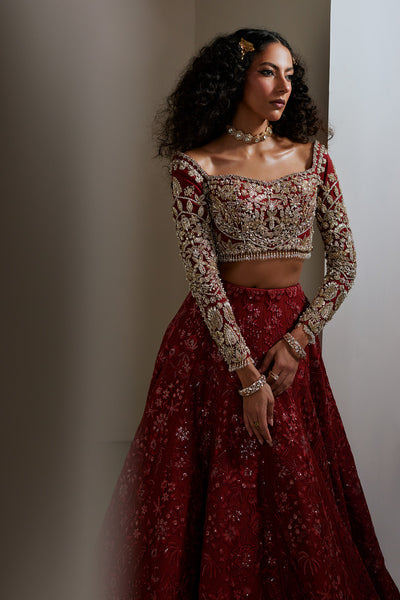 Saad Bin Shahzad | Lolita Bridals | ZOYE - Dress - available at Maria Faisal in UK and USA.