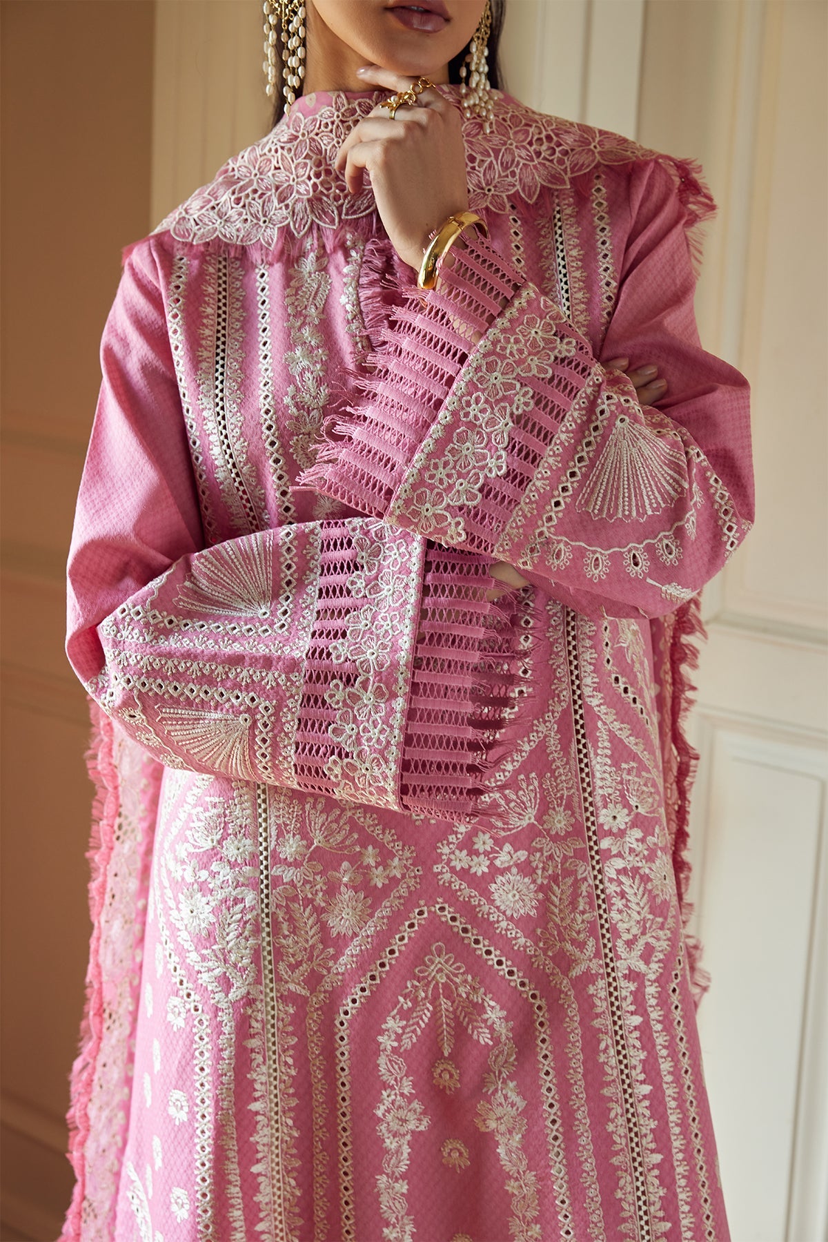 Saad Bin Shahzad | Summer Pret'26 | NAZLI - Festive Dress - available at Maria Faisal in UK and USA.