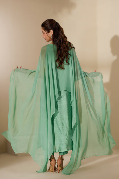 Mina Hasan | Signature Pret | Mishaal - Luxury Dress - available at Maria Faisal in UK and USA.