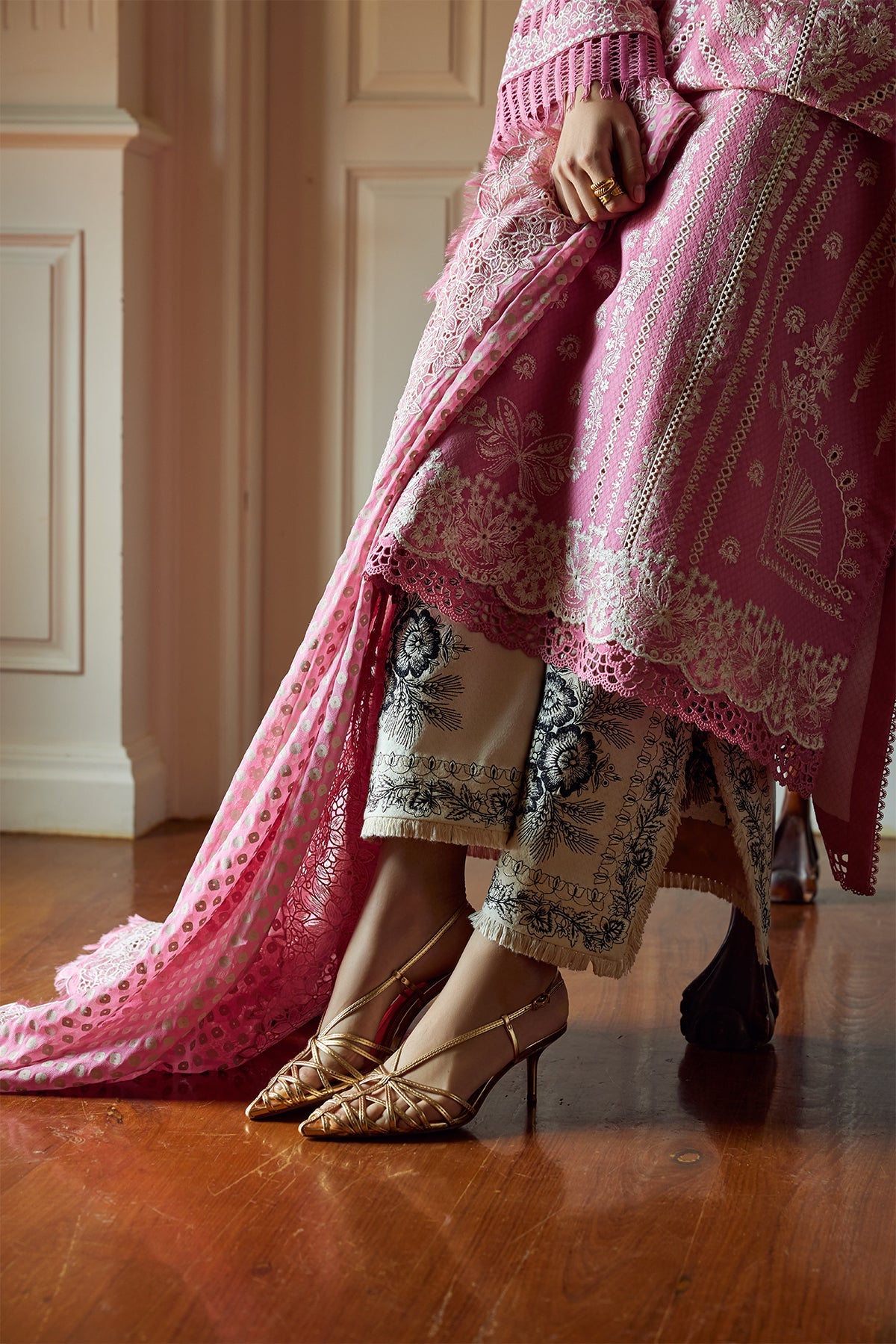 Saad Bin Shahzad | Summer Pret'26 | NAZLI - Festive Dress - available at Maria Faisal in UK and USA.