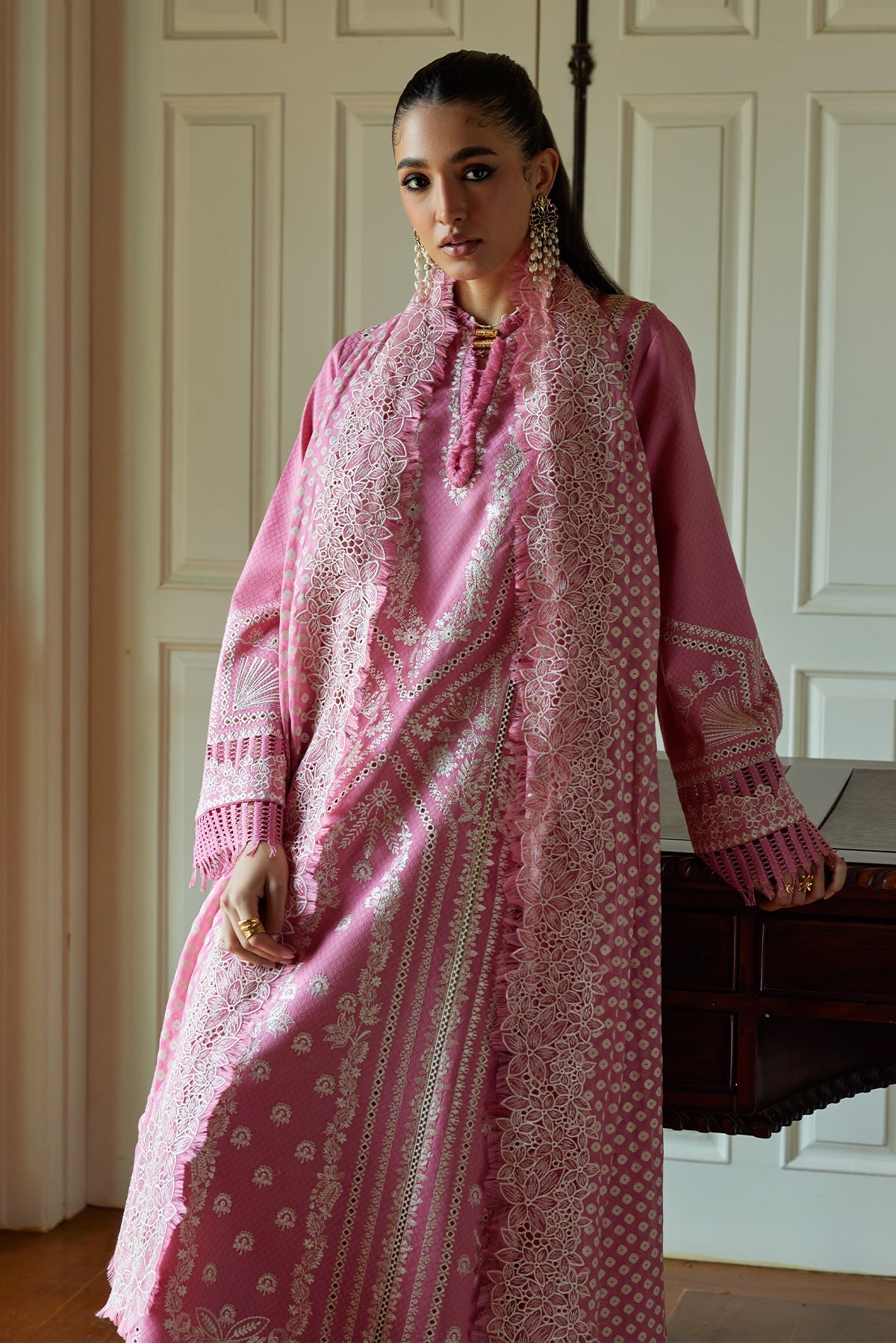 Saad Bin Shahzad | Summer Pret'26 | NAZLI - Festive Dress - available at Maria Faisal in UK and USA.