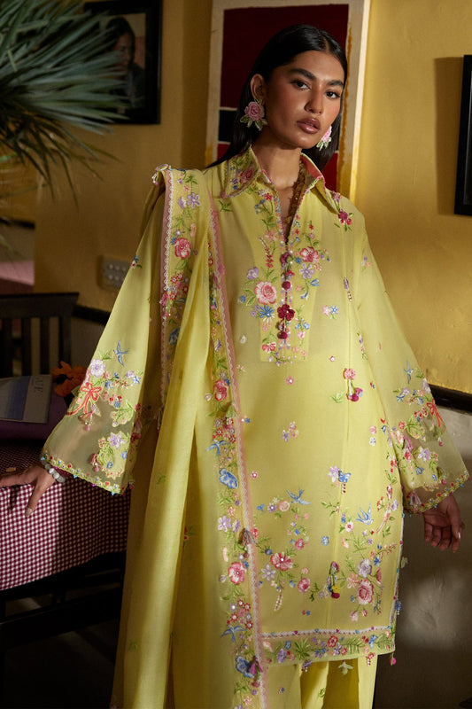Zaha | Festive Lawn 26 | QUEEN OF THE ANDES (ZF26-08) - Luxury Dress - available at Maria Faisal in UK and USA.