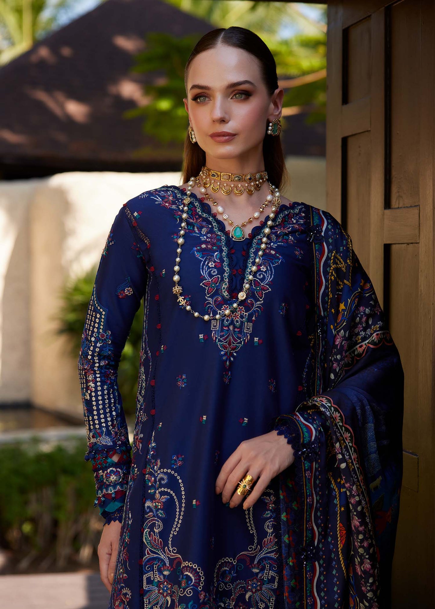 Kanwal Malik | Ariya Luxury Lawn 26 | Mehrin - Luxury Dress - available at Maria Faisal in UK and USA.