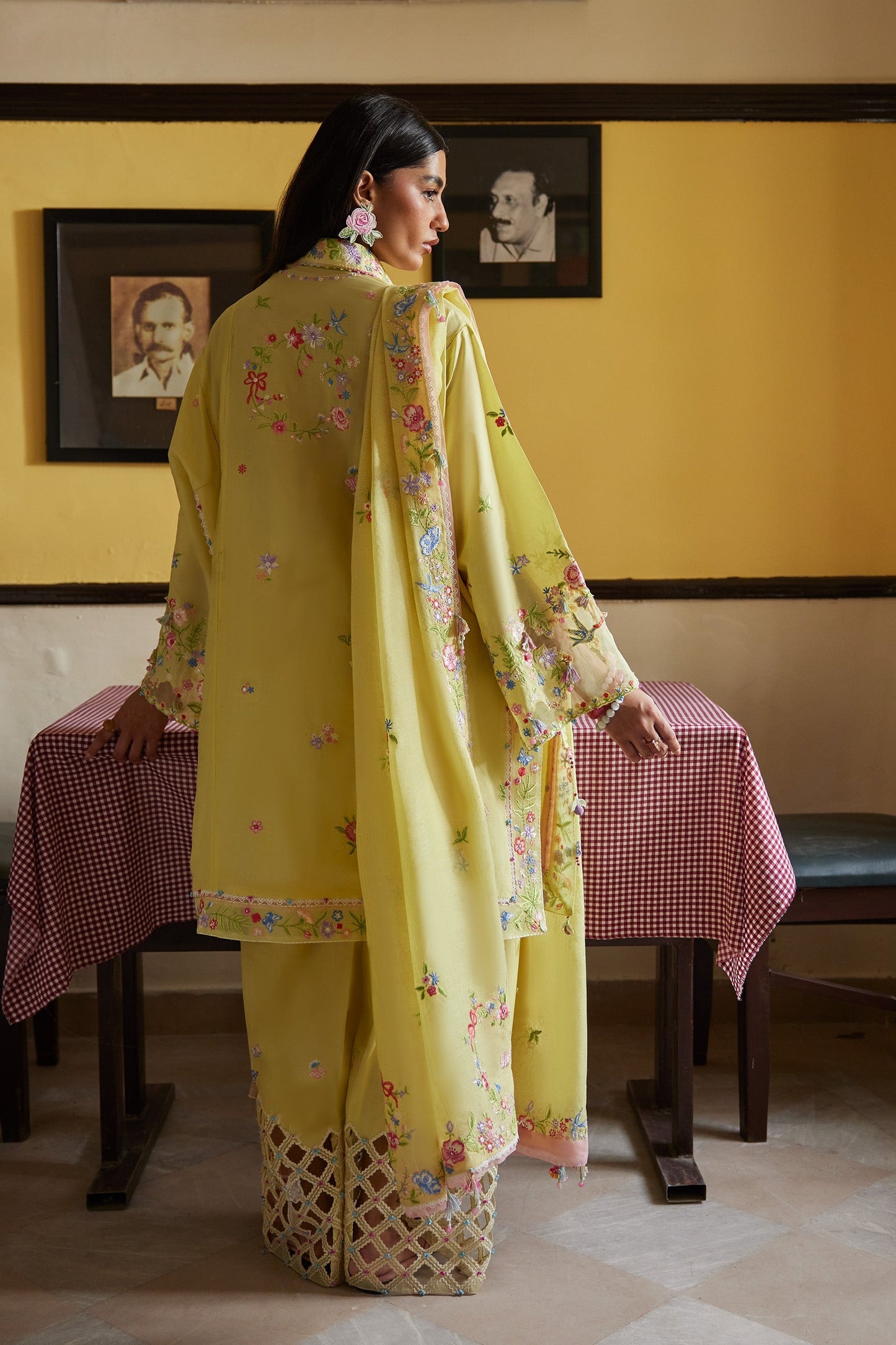 Zaha | Festive Lawn 26 | QUEEN OF THE ANDES (ZF26-08) - Luxury Dress - available at Maria Faisal in UK and USA.