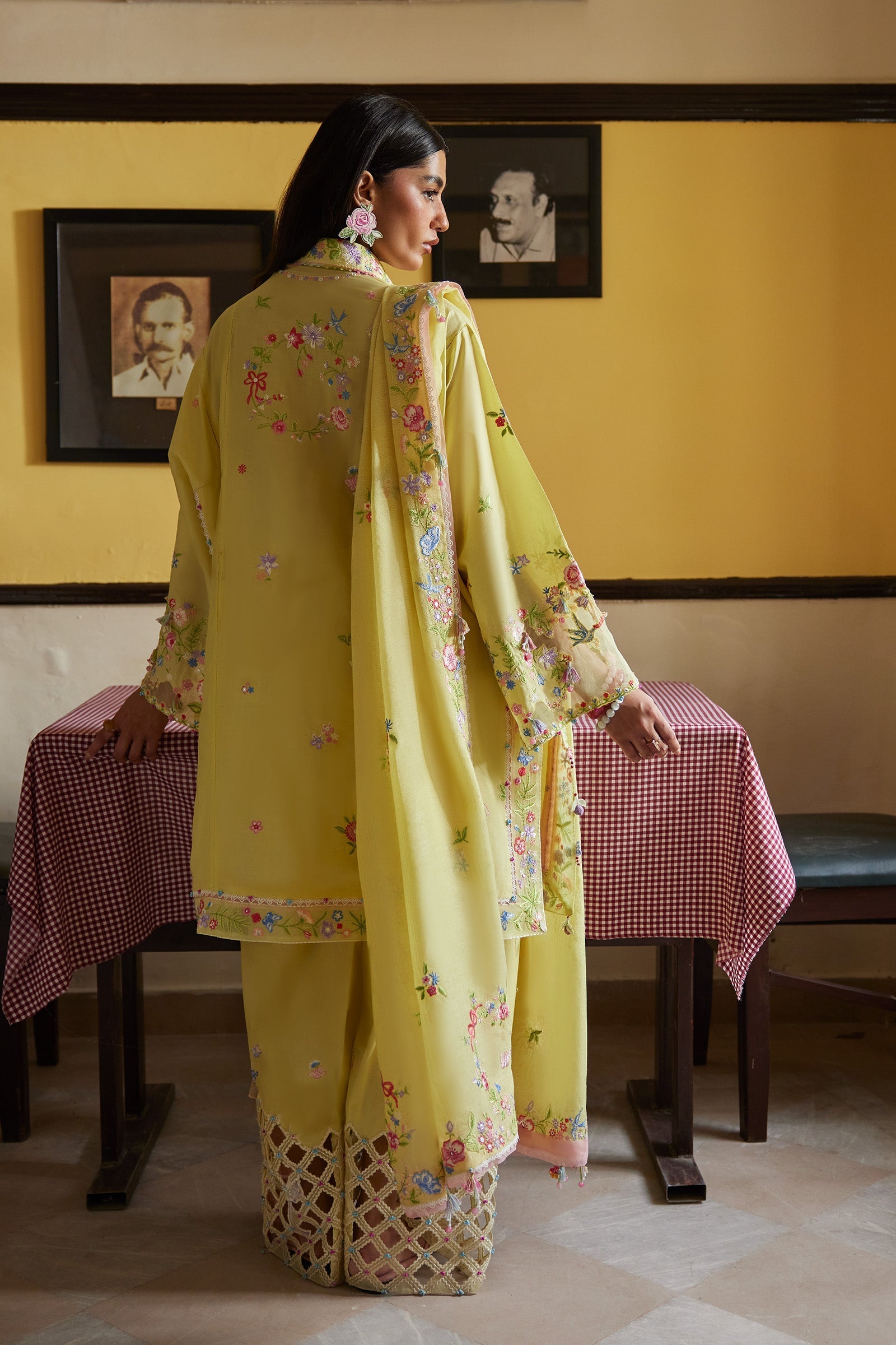 Zaha | Festive Lawn 26 | QUEEN OF THE ANDES (ZF26-08) - Luxury Dress - available at Maria Faisal in UK and USA.