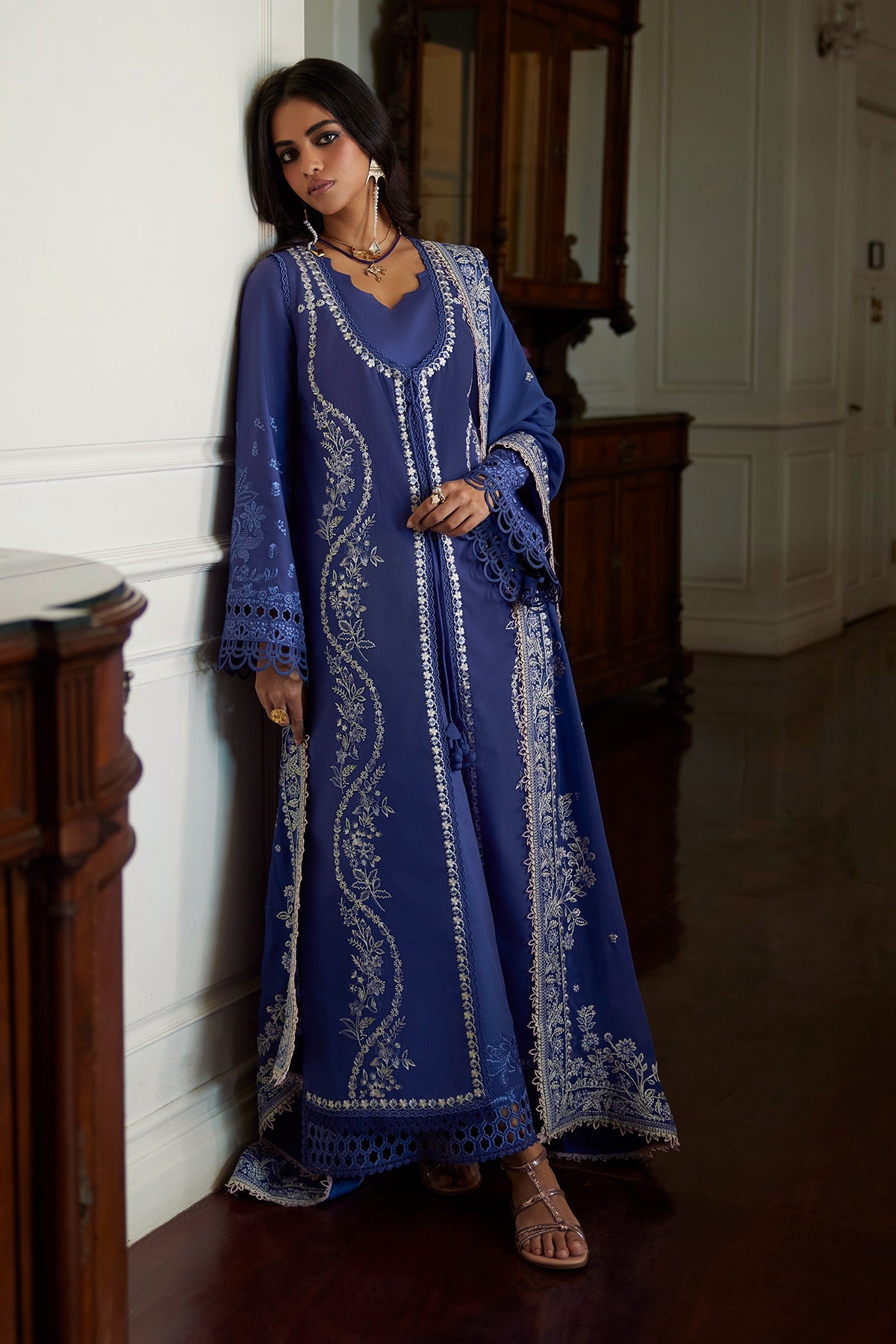 Saad Bin Shahzad | Summer Pret'26 | ESLEM - Festive Dress - available at Maria Faisal in UK and USA.