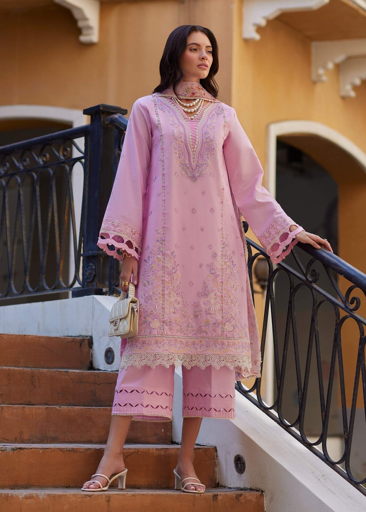 Kanwal Malik | Elsa Summer Pret 26 | Tiva - Luxury Dress - available at Maria Faisal in UK and USA.