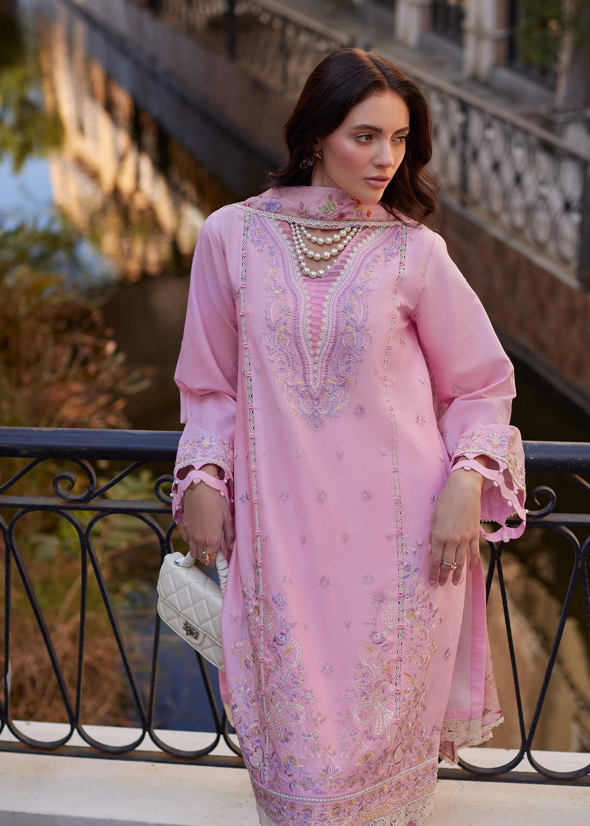 Kanwal Malik | Elsa Summer Pret 26 | Tiva - Luxury Dress - available at Maria Faisal in UK and USA.