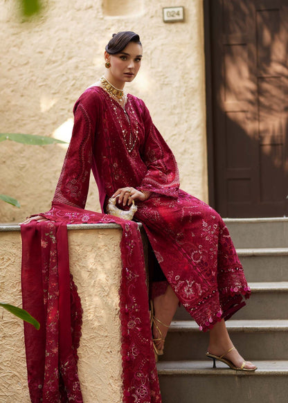 Kanwal Malik | Ariya Luxury Lawn 26 | Safa - Luxury Dress - available at Maria Faisal in UK and USA.