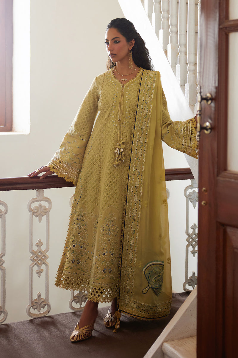 Saad Bin Shahzad | Depalpur Lawn 26 | FREYA - Luxury Dress - available at Maria Faisal in UK and USA.