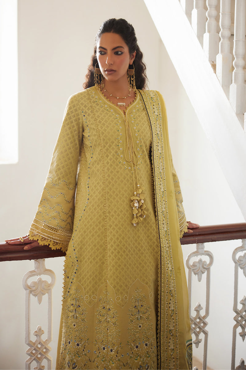 Saad Bin Shahzad | Depalpur Lawn 26 | FREYA - Luxury Dress - available at Maria Faisal in UK and USA.