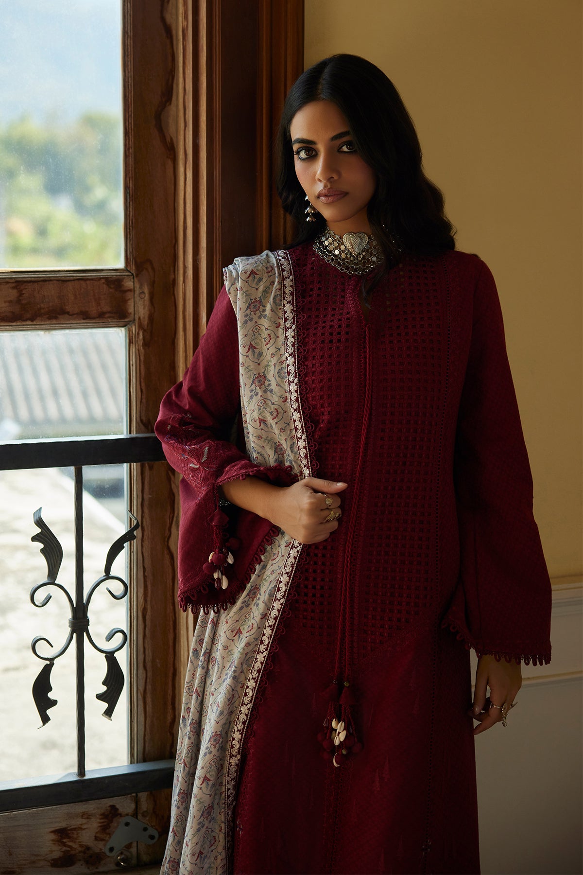 Saad Bin Shahzad | Summer Pret'26 | FEEHA - Festive Dress - available at Maria Faisal in UK and USA.