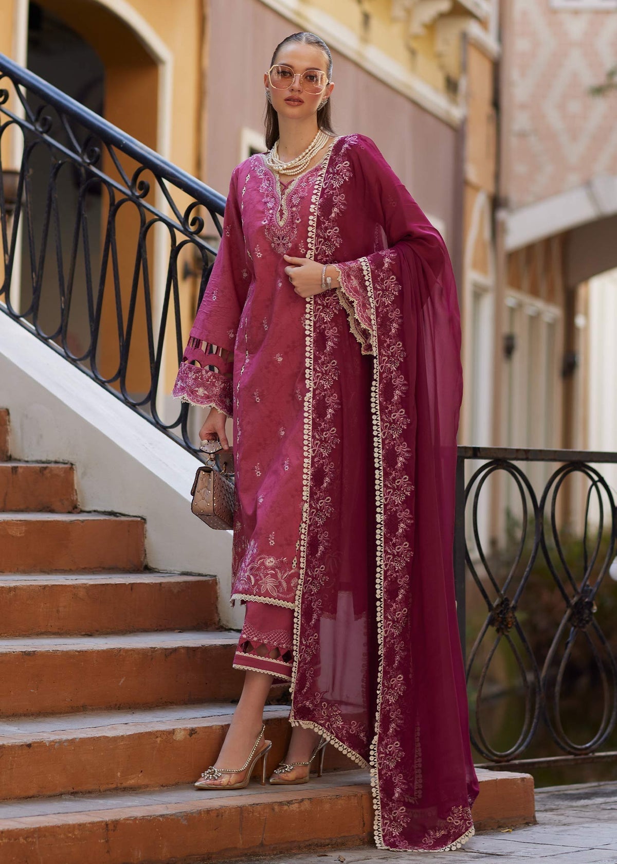 Kanwal Malik | Elsa Summer Pret 26 | Savia - Luxury Dress - available at Maria Faisal in UK and USA.