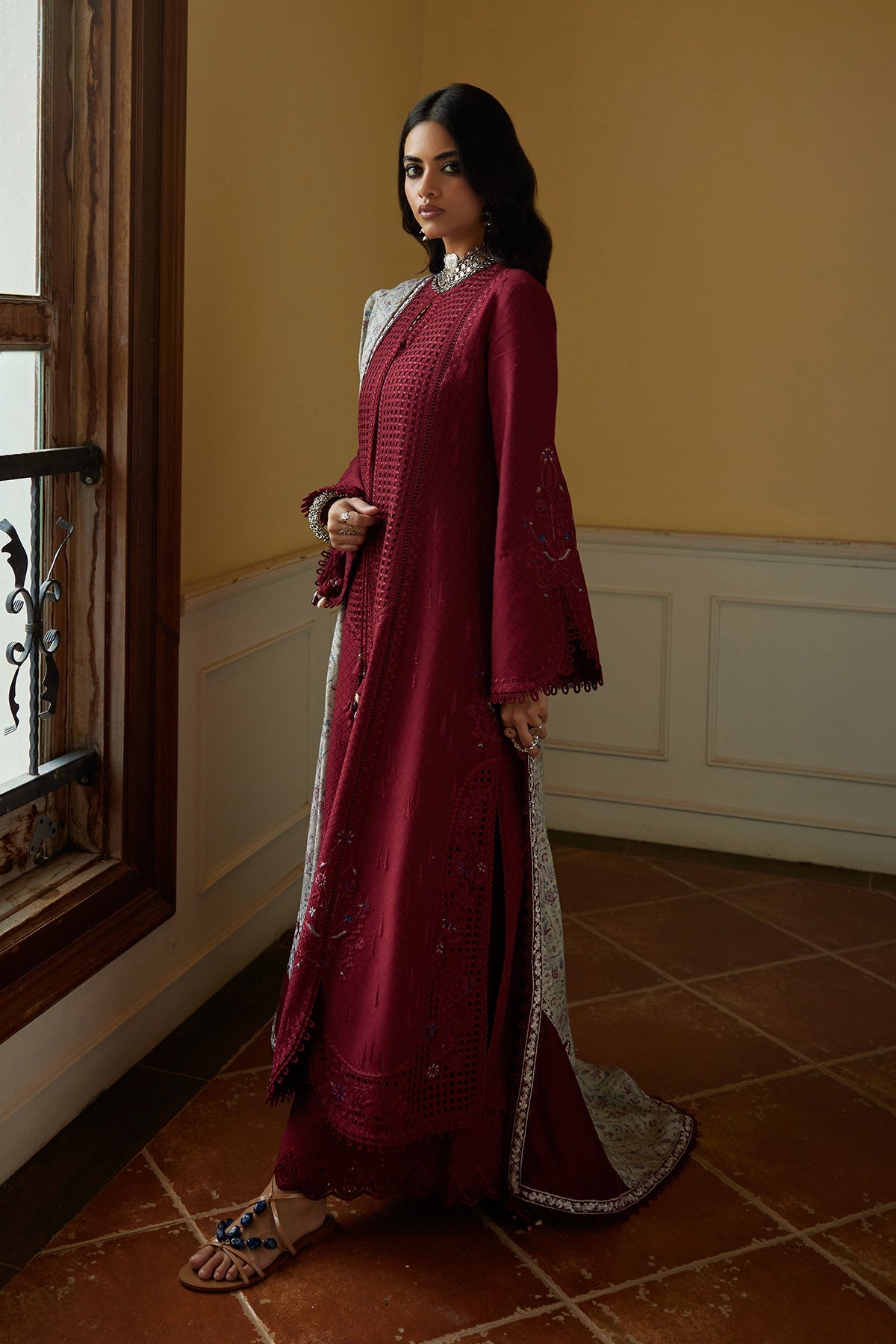 Saad Bin Shahzad | Summer Pret'26 | FEEHA - Festive Dress - available at Maria Faisal in UK and USA.