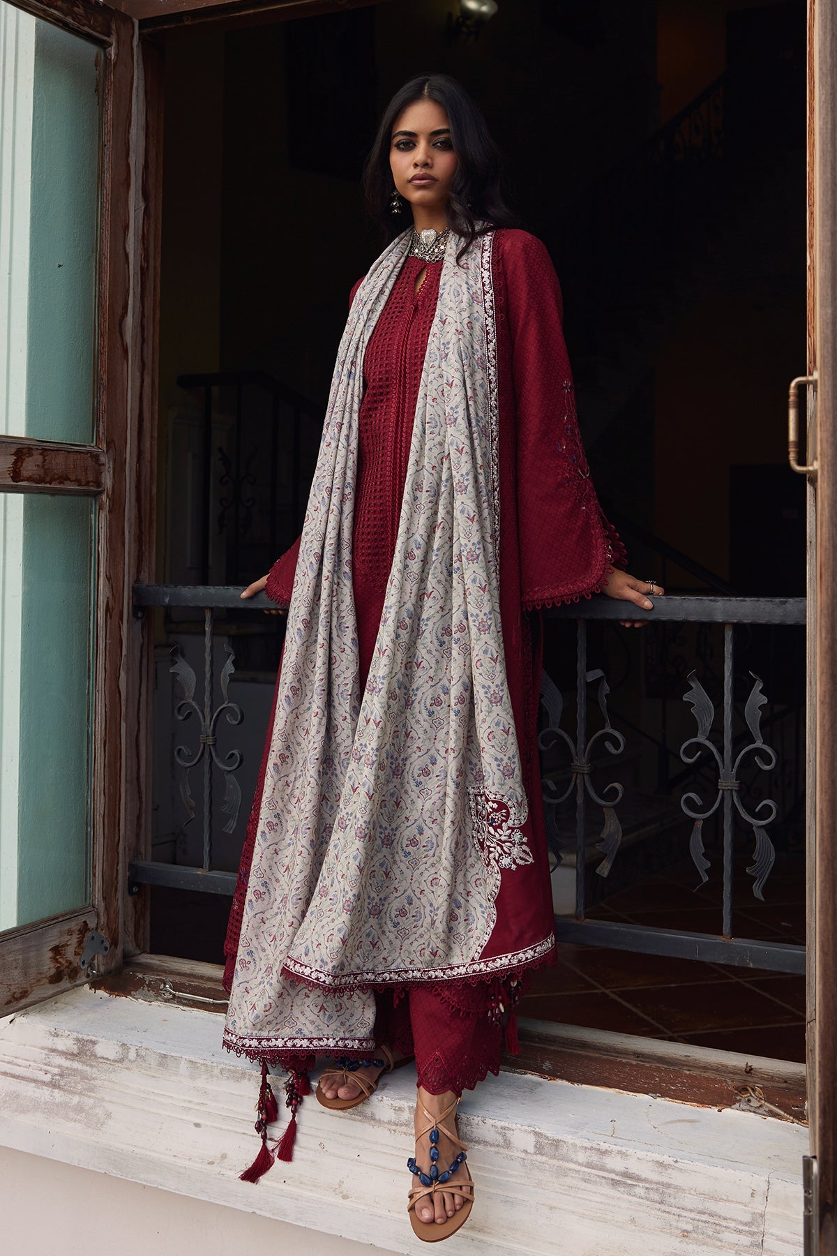 Saad Bin Shahzad | Summer Pret'26 | FEEHA - Festive Dress - available at Maria Faisal in UK and USA.