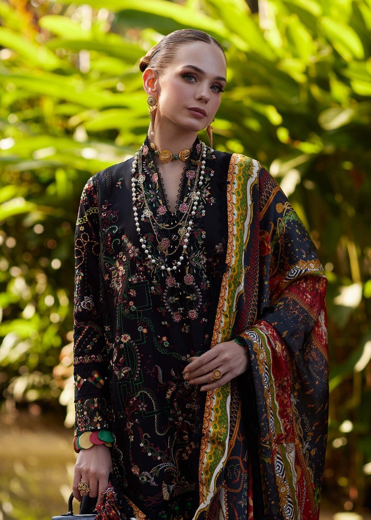Kanwal Malik | Ariya Luxury Lawn 26 | Zaria - Luxury Dress - available at Maria Faisal in UK and USA.