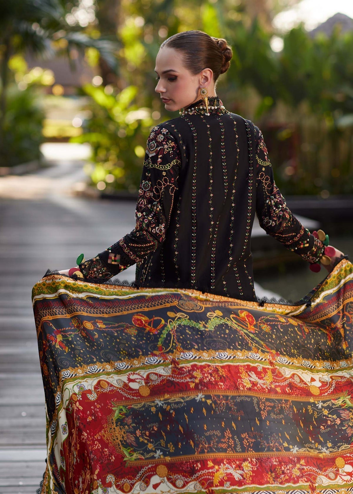 Kanwal Malik | Ariya Luxury Lawn 26 | Zaria - Luxury Dress - available at Maria Faisal in UK and USA.