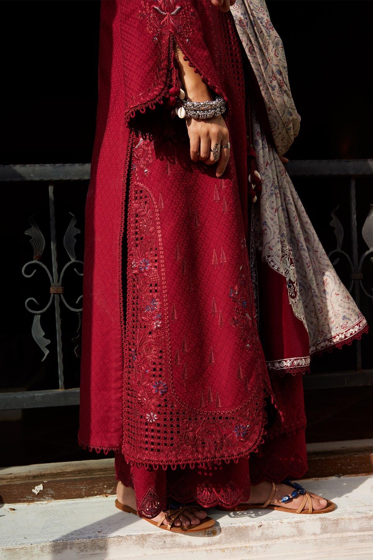 Saad Bin Shahzad | Summer Pret'26 | FEEHA - Festive Dress - available at Maria Faisal in UK and USA.