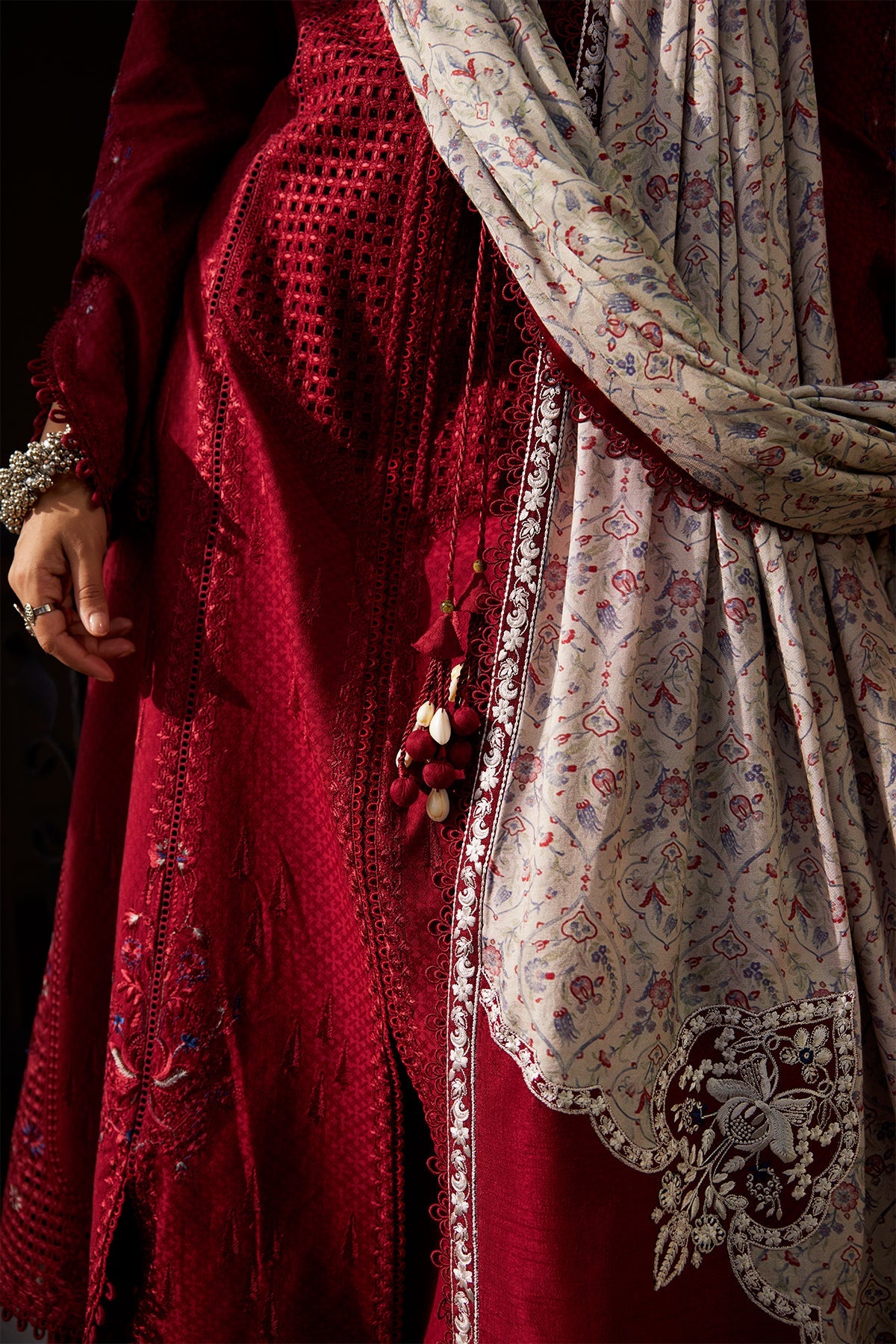 Saad Bin Shahzad | Summer Pret'26 | FEEHA - Festive Dress - available at Maria Faisal in UK and USA.