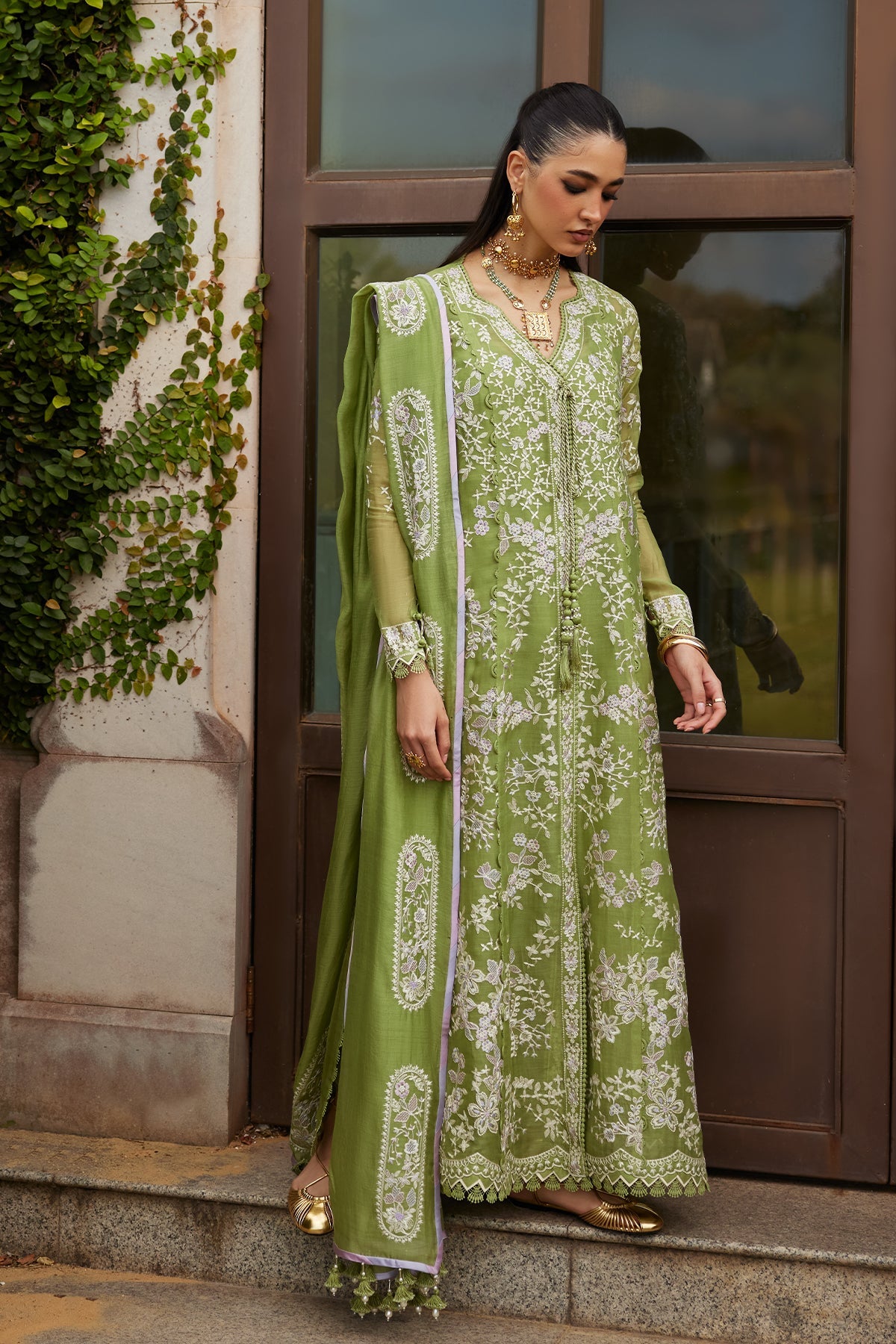 Saad Bin Shahzad | Summer Pret'26 | MINHA - Festive Dress - available at Maria Faisal in UK and USA.