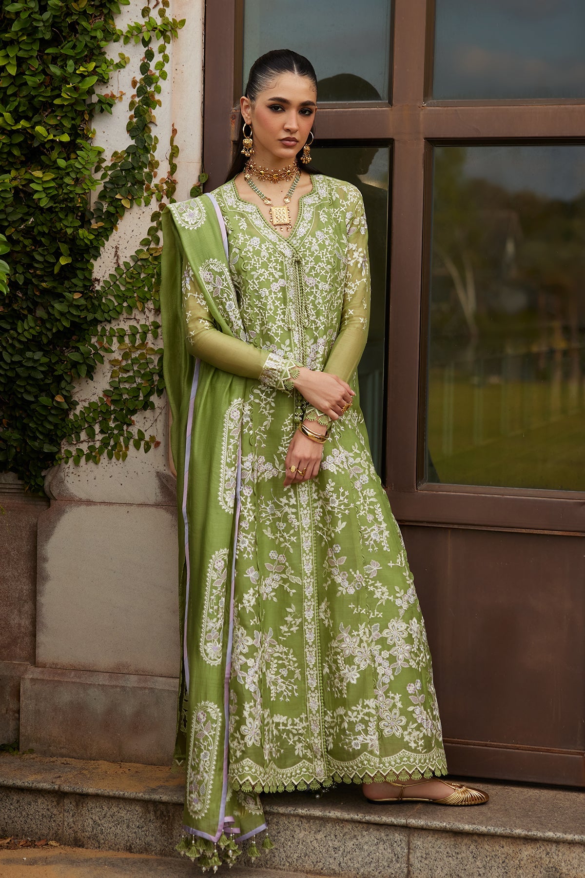 Saad Bin Shahzad | Summer Pret'26 | MINHA - Festive Dress - available at Maria Faisal in UK and USA.