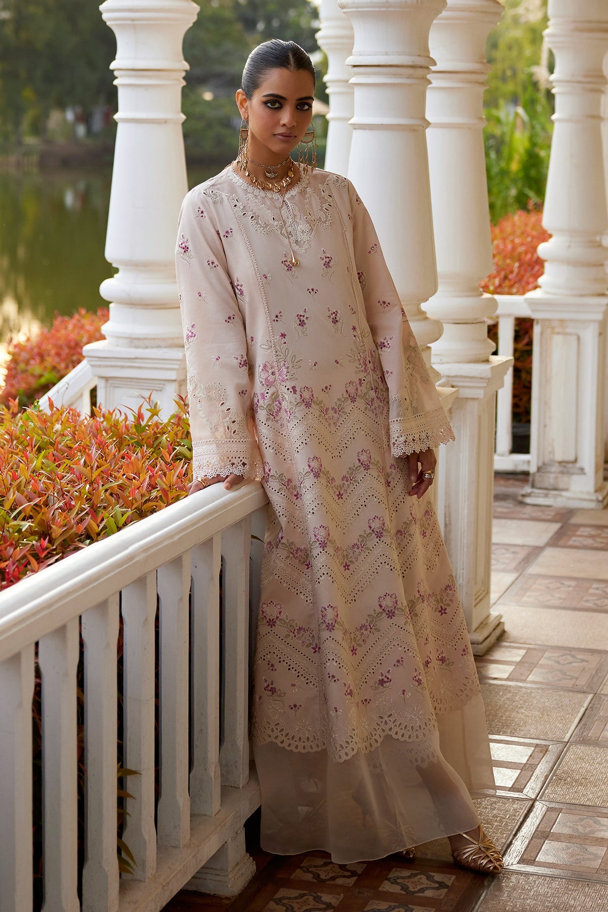 Saad Bin Shahzad | Summer Pret'26 | MELINA - Festive Dress - available at Maria Faisal in UK and USA.
