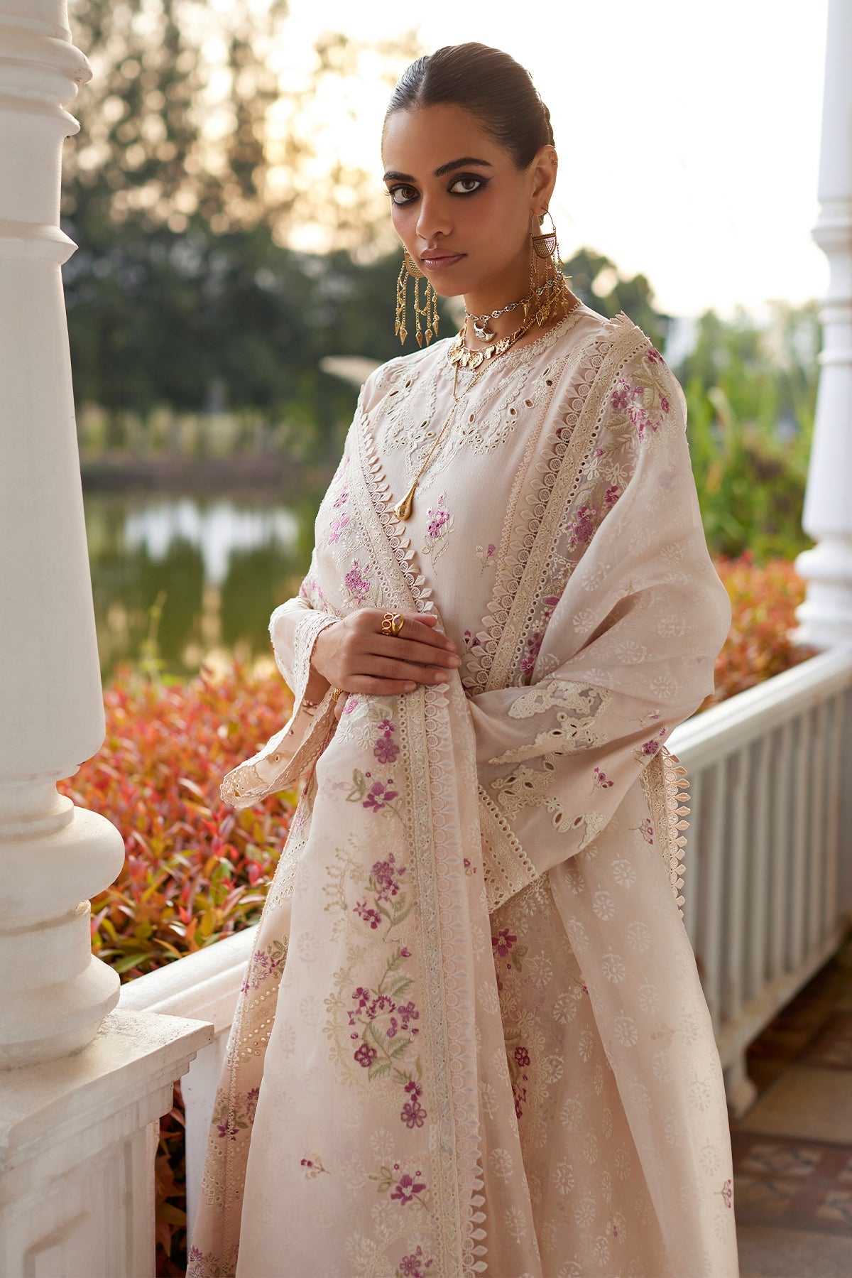 Saad Bin Shahzad | Summer Pret'26 | MELINA - Festive Dress - available at Maria Faisal in UK and USA.