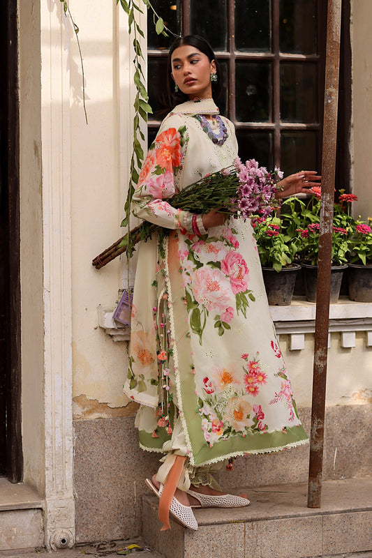Zaha | Festive Lawn 26 | DAHLIA (ZF26-06) - Luxury Dress - available at Maria Faisal in UK and USA.