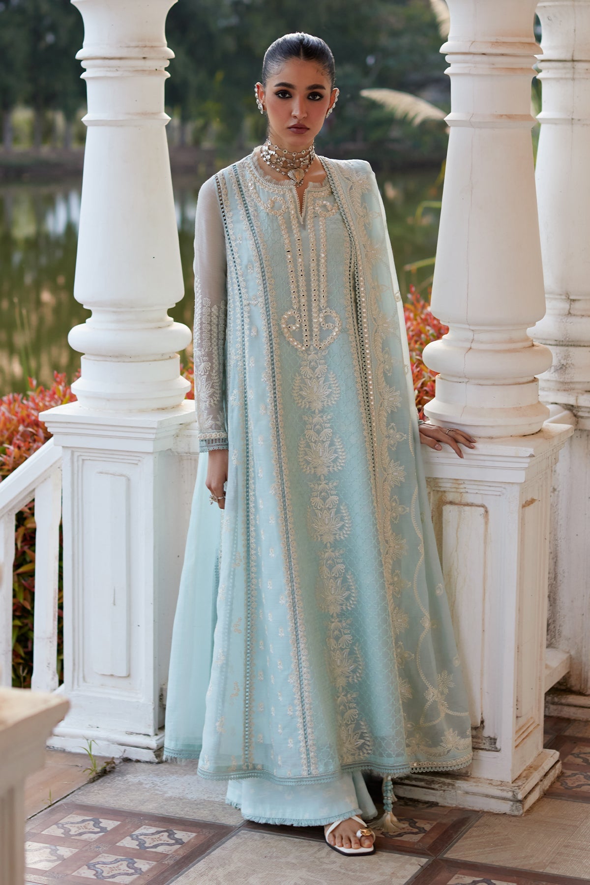 Saad Bin Shahzad | Summer Pret'26 | SAHER - Festive Dress - available at Maria Faisal in UK and USA.