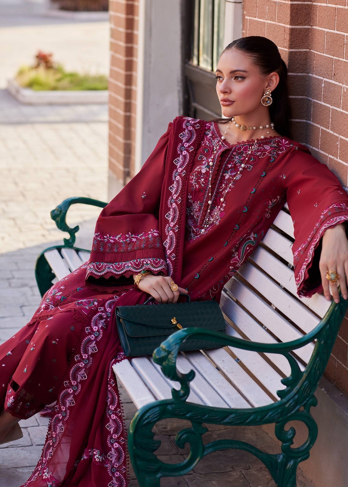Kanwal Malik | Elsa Summer Pret 26 | Nisha - Luxury Dress - available at Maria Faisal in UK and USA.