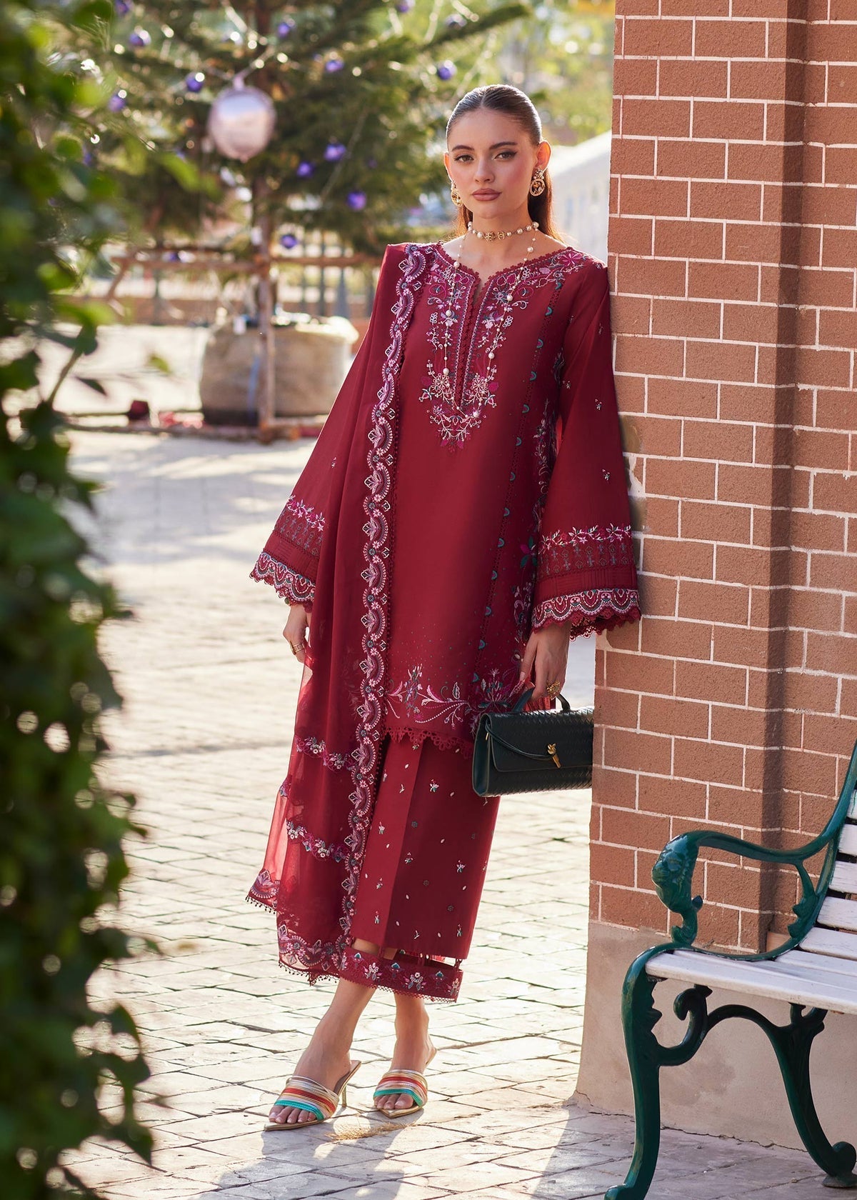 Kanwal Malik | Elsa Summer Pret 26 | Nisha - Luxury Dress - available at Maria Faisal in UK and USA.