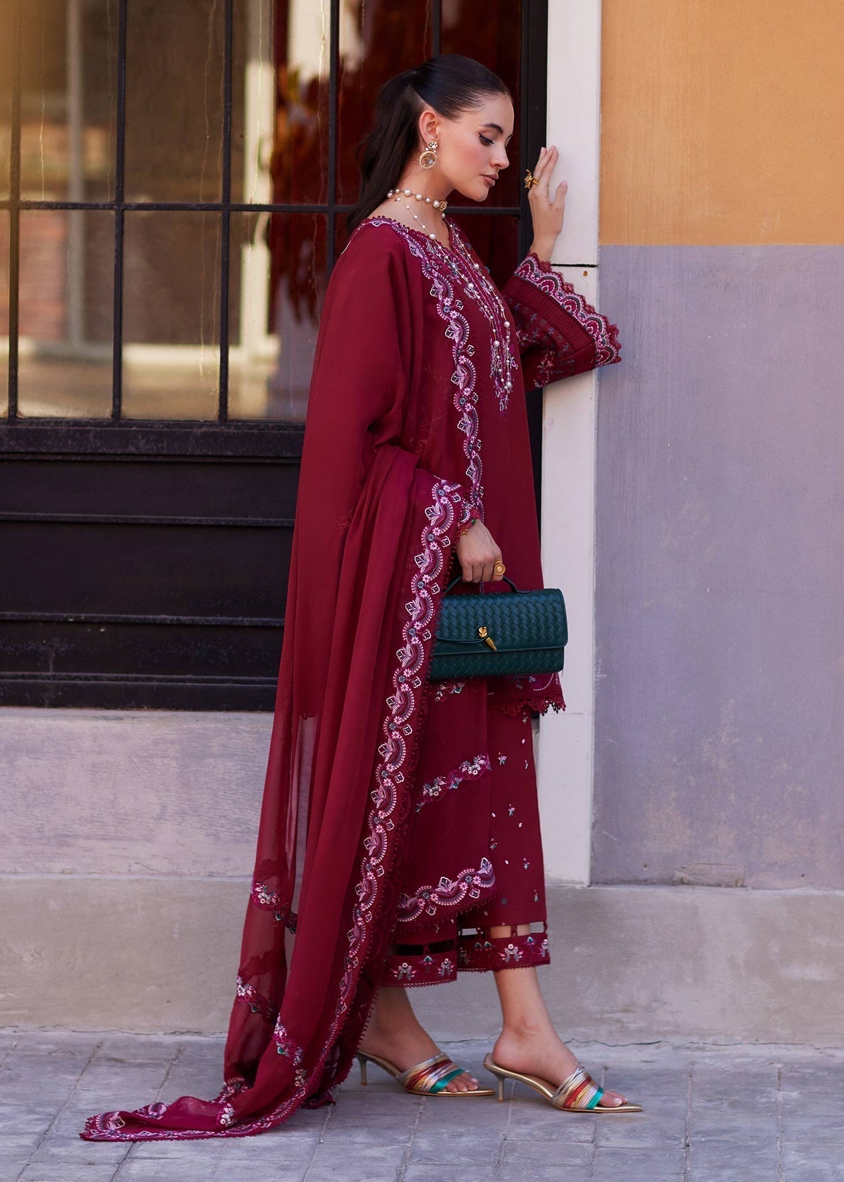 Kanwal Malik | Elsa Summer Pret 26 | Nisha - Luxury Dress - available at Maria Faisal in UK and USA.