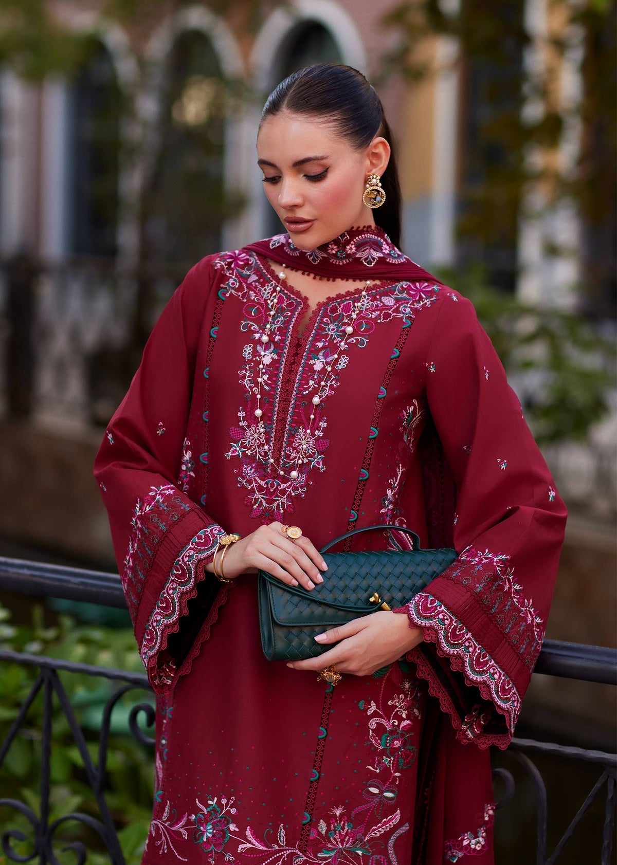 Kanwal Malik | Elsa Summer Pret 26 | Nisha - Luxury Dress - available at Maria Faisal in UK and USA.