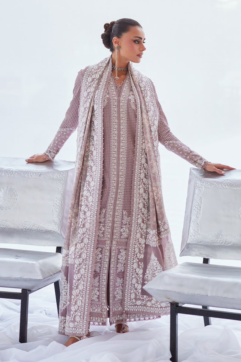 Saad Bin Shahzad | Depalpur Lawn 26 | Minha - Luxury Dress - available at Maria Faisal in UK and USA.