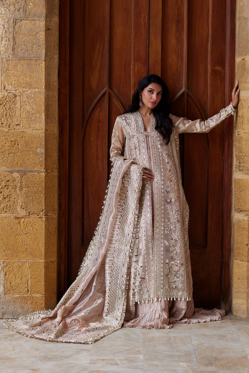 Afrozeh | Dastangoi Wedding Formals | Rang-e-Dastaan - Wedding Dress - available at Maria Faisal in UK and USA.