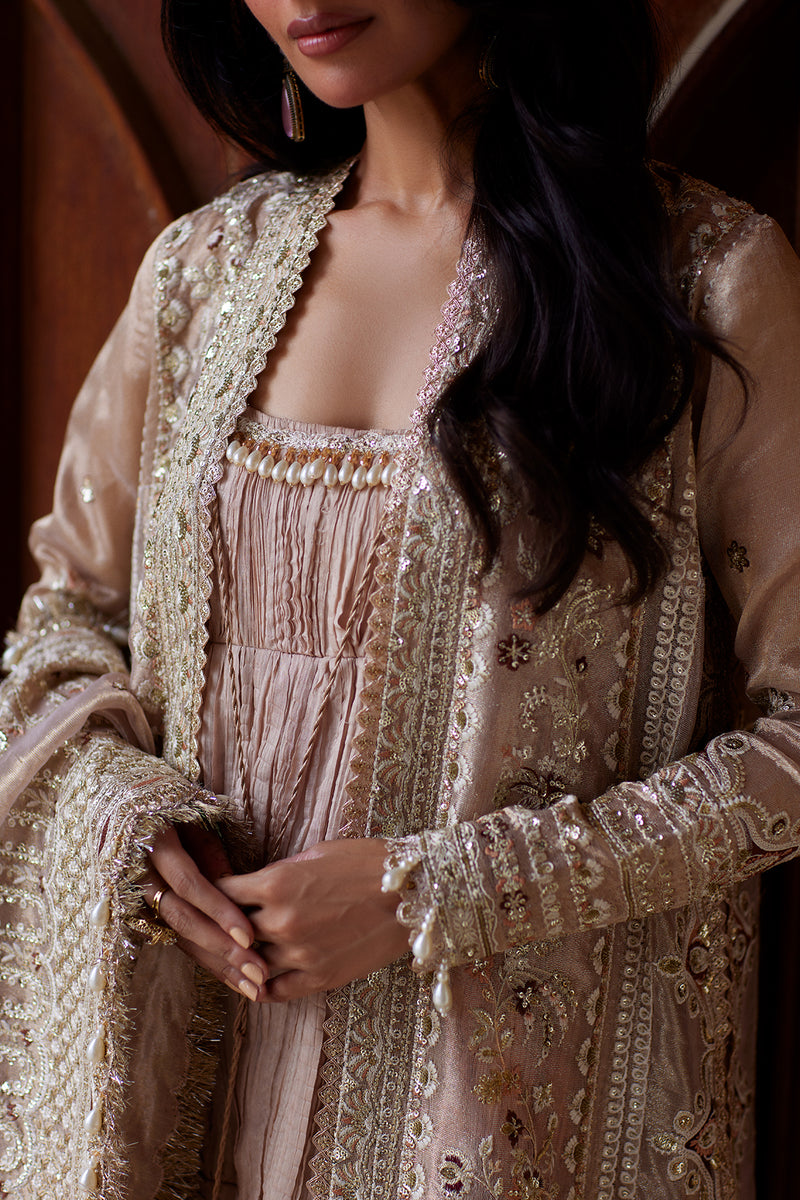 Afrozeh | Dastangoi Wedding Formals | Rang-e-Dastaan - Wedding Dress - available at Maria Faisal in UK and USA.