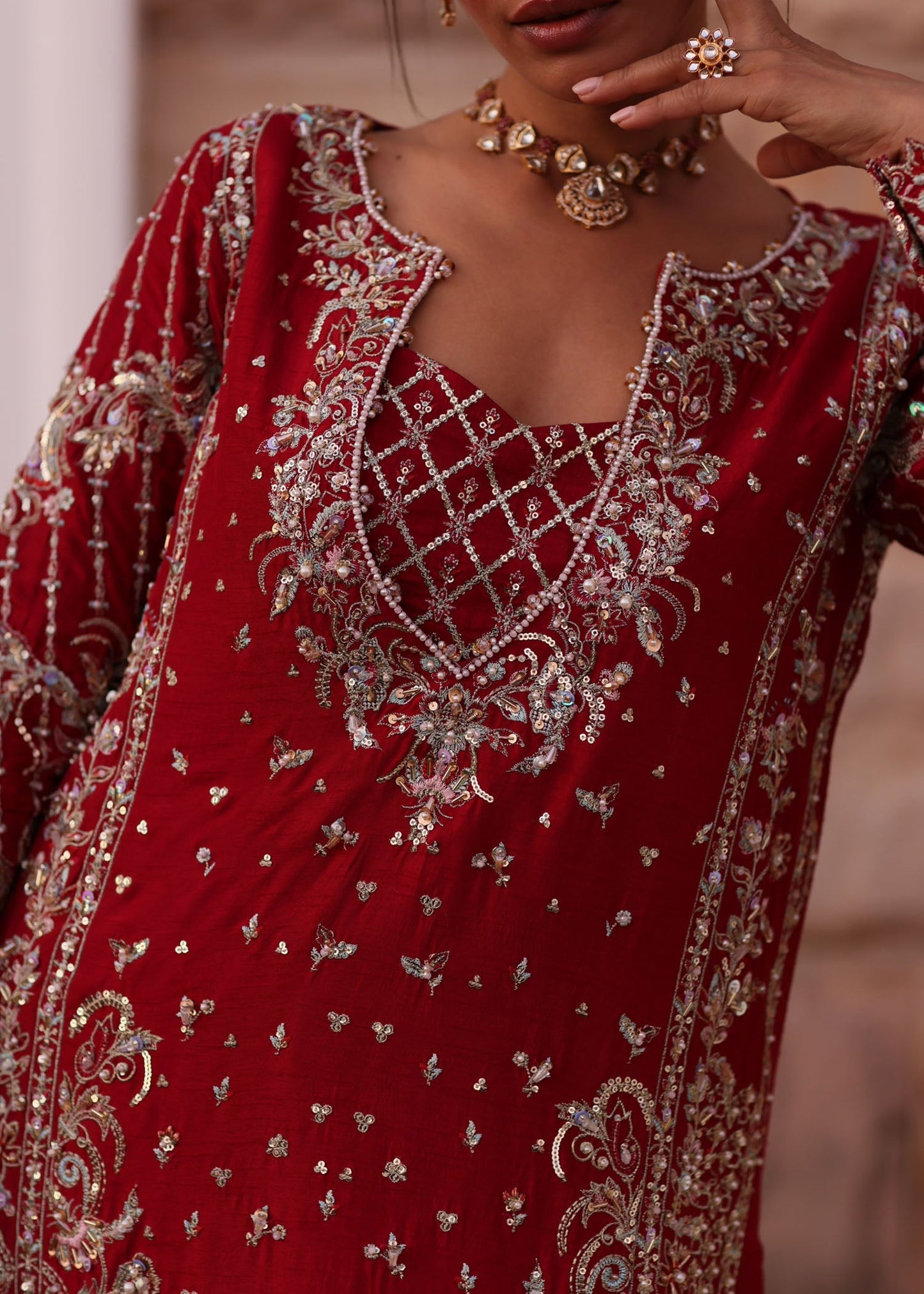 Kanwal Malik | Mirha Luxury Pret 26 | Aden - Formal Dress - available at Maria Faisal in UK and USA.