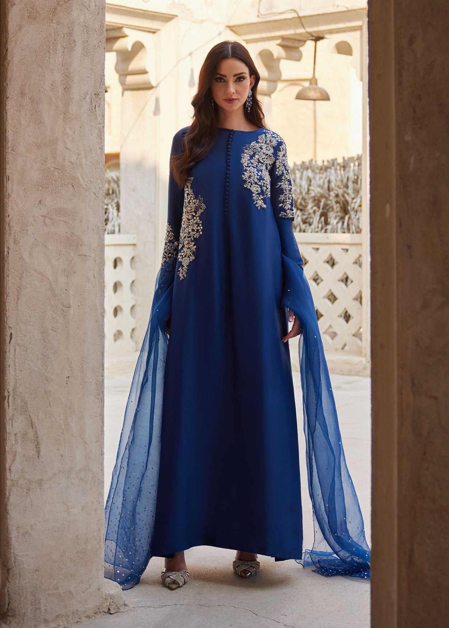 Kanwal Malik | Ghina Luxury Pret | Huda - Luxury Dress - available at Maria Faisal in UK and USA.