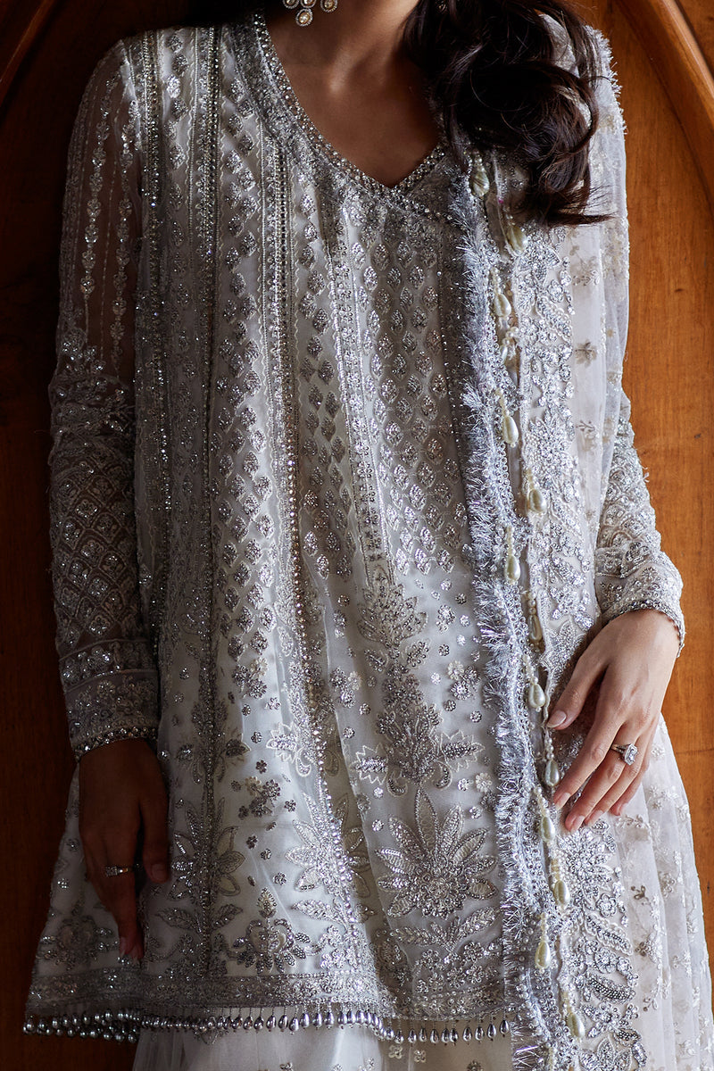 Afrozeh | Dastangoi Wedding Formals | Afsun - Wedding Dress - available at Maria Faisal in UK and USA.