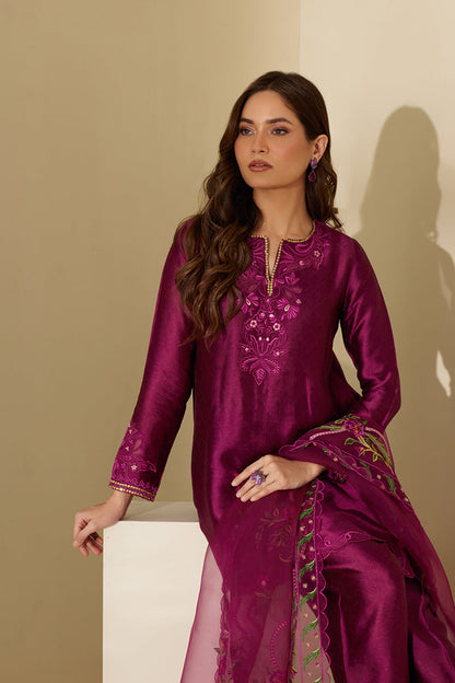 Mina Hasan | Signature Pret | Saara - Luxury Dress - available at Maria Faisal in UK and USA.