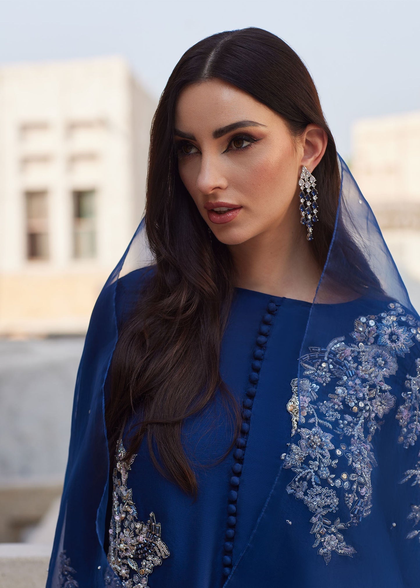 Kanwal Malik | Ghina Luxury Pret | Huda - Luxury Dress - available at Maria Faisal in UK and USA.