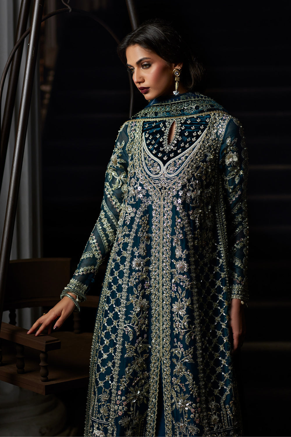 Saad Bin Shahzad | El Veneto Luxury Formals | ALIRA - Formal Dress - available at Maria Faisal in UK and USA.
