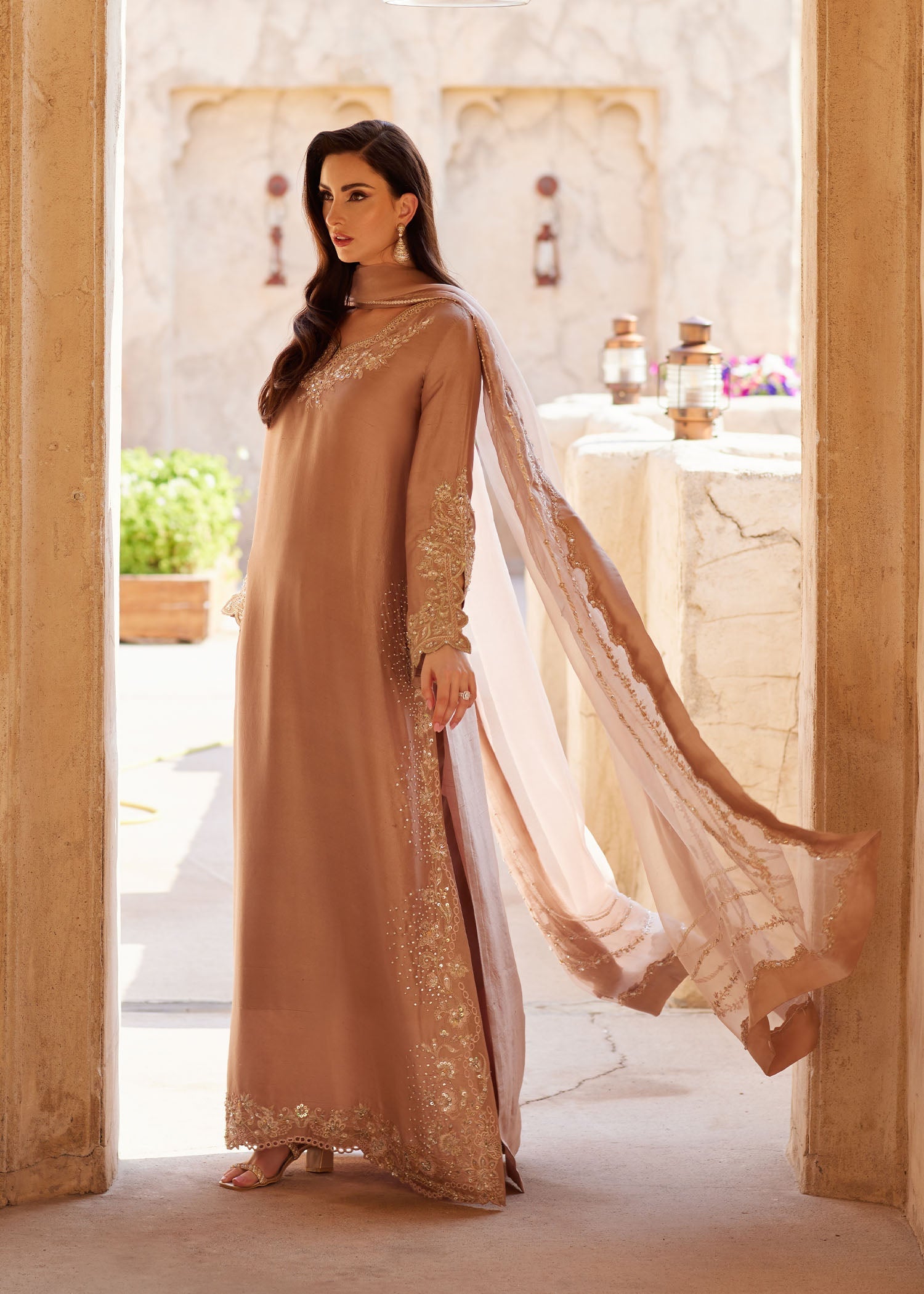 Kanwal Malik | Ghina Luxury Pret | Wafa - Luxury Dress - available at Maria Faisal in UK and USA.